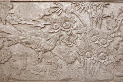 Sandstone granite relief production technique