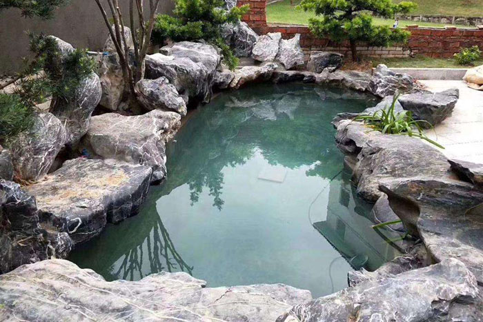 1-201215095159293 天井装建若何选购园艺石材?